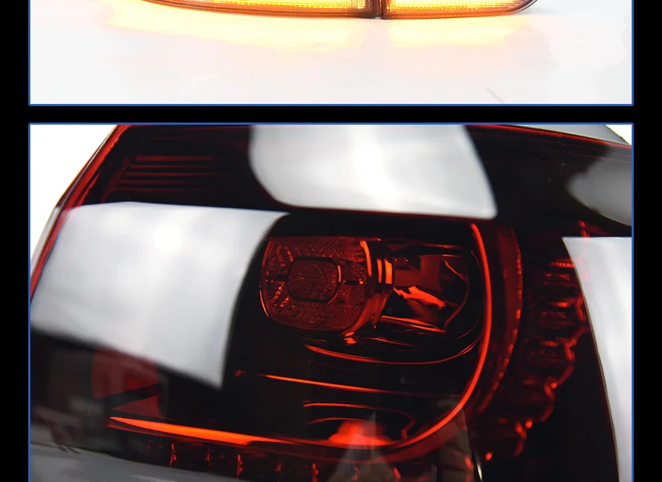 АКД Тюнинг автомобилей задние фонари для VW Golf 6 Golf6 MK6 R20 задние фонари светодиодные DRL ходовые огни противотуманные фары динамический световой сигнал