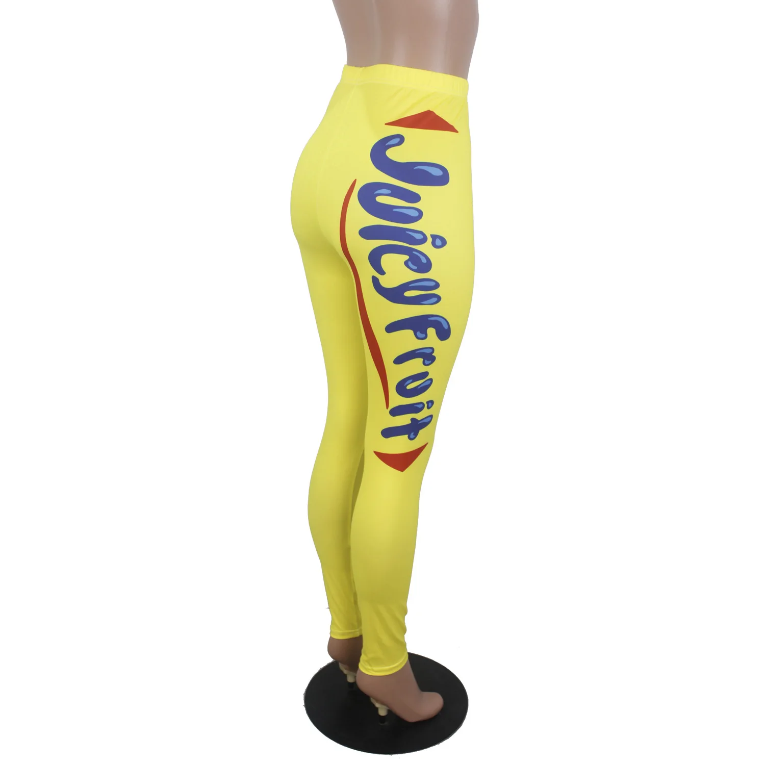 

Women Sexy High Waist Leggings Plus Size Trousers Juicy Fruit Printed Pants Streetwear Clothing Sports Fitness Elasticity Pants