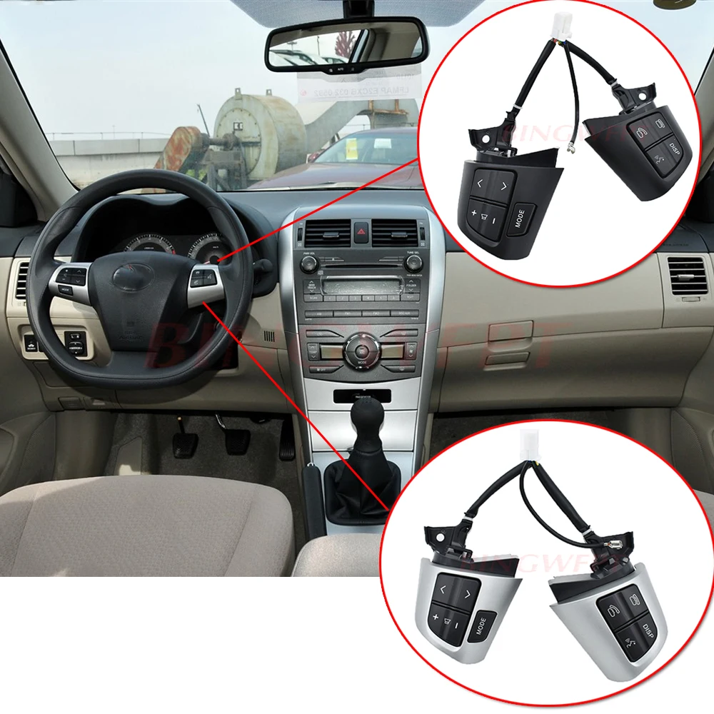 Кнопка управления аудио на руль для TOYOTA COROLLA ADE150 NDE150 NRE150 ZRE15 * ZZE150 | Переключатели и рычаги для авто -4000058664529