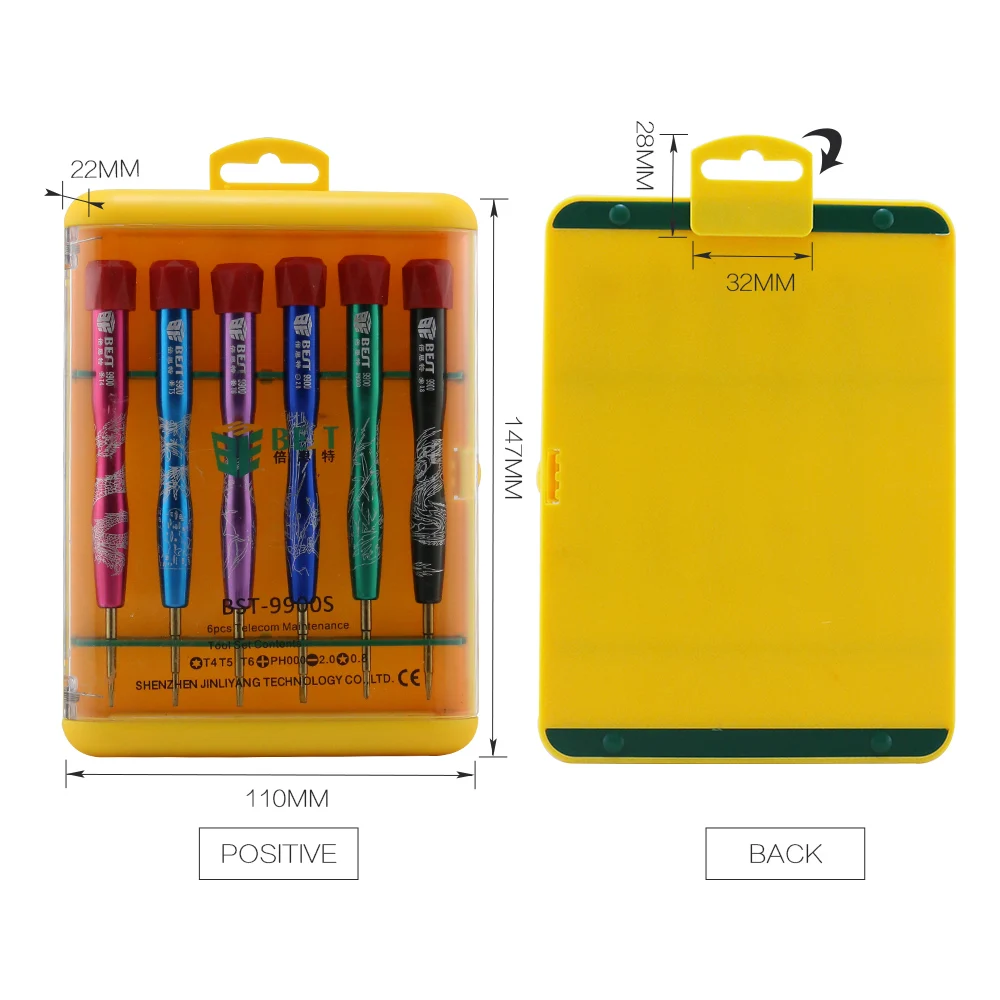 Набор прецизионных отверток 0 8 Pentalobe T4 T5 T6 PH000 2 6 шт. плоские отвертки для ремонта