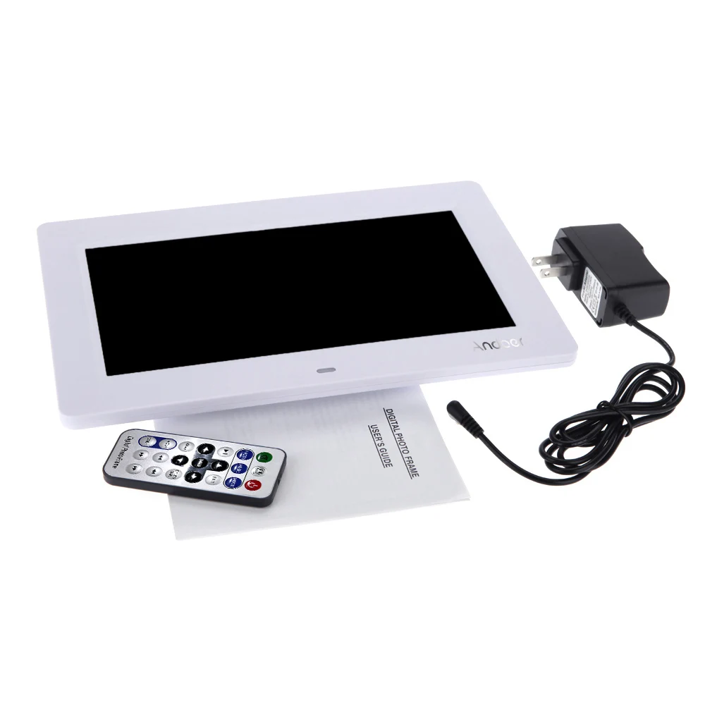 10 ''HD Ультратонкая цифровая фоторамка TFT LCD 1024*600 часы MP3 MP4 киноплеер с