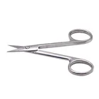 Медицинские хирургические ножницы из нержавеющей стали с прямой изогнутой головкой, стоматологические ножницы с короной, инструменты для резки лигатурой, 11 см
