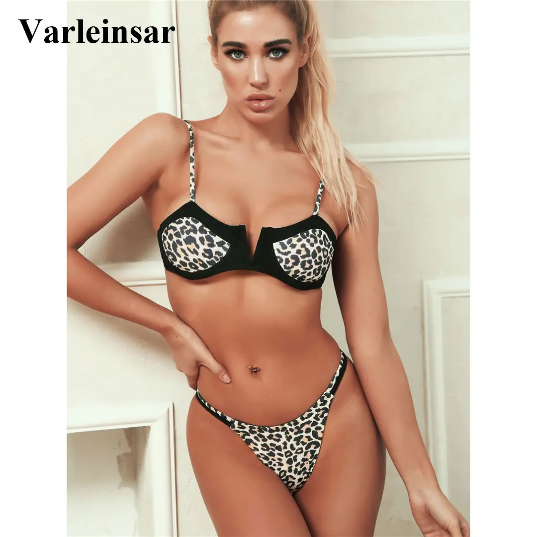 Сексуальное бикини с пуш-апом женский купальник комплект из двух предметов