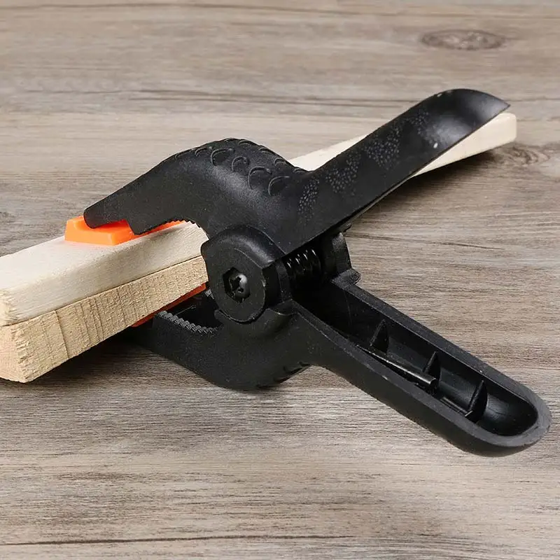 Многофункциональный DIY пружинный зажим Деревообрабатывающие инструменты Пластиковые зажимы для фотостудии фон 1 шт. популярный