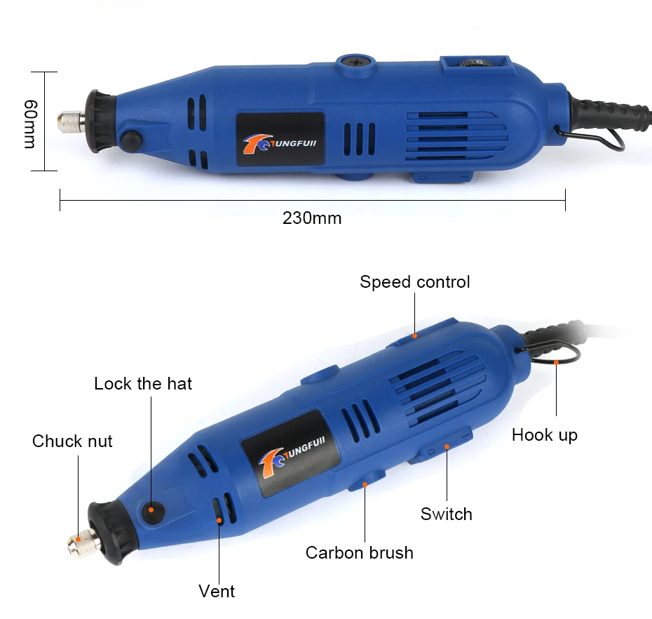 Электрическая мини дрель набор инструментов для Dremel 3000 4000 ручная Металлообработка сверлильный станок полировка Электроинструмент 110 В/220 В