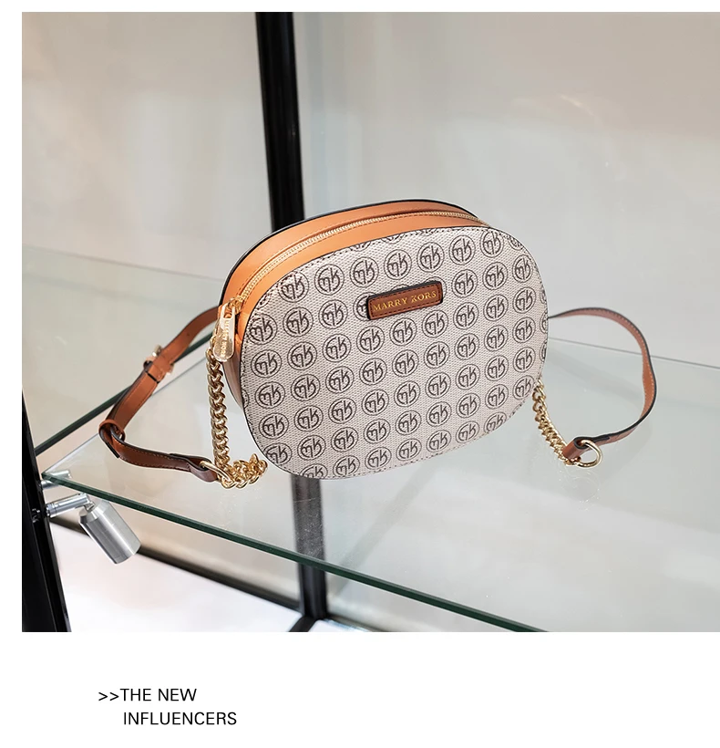 MARRY KORS дизайнерская женская сумка на плечо круглая сумка женская сумка маленькая сумка через плечо женская кожаная сумка на цепочке сумки-мессенджеры