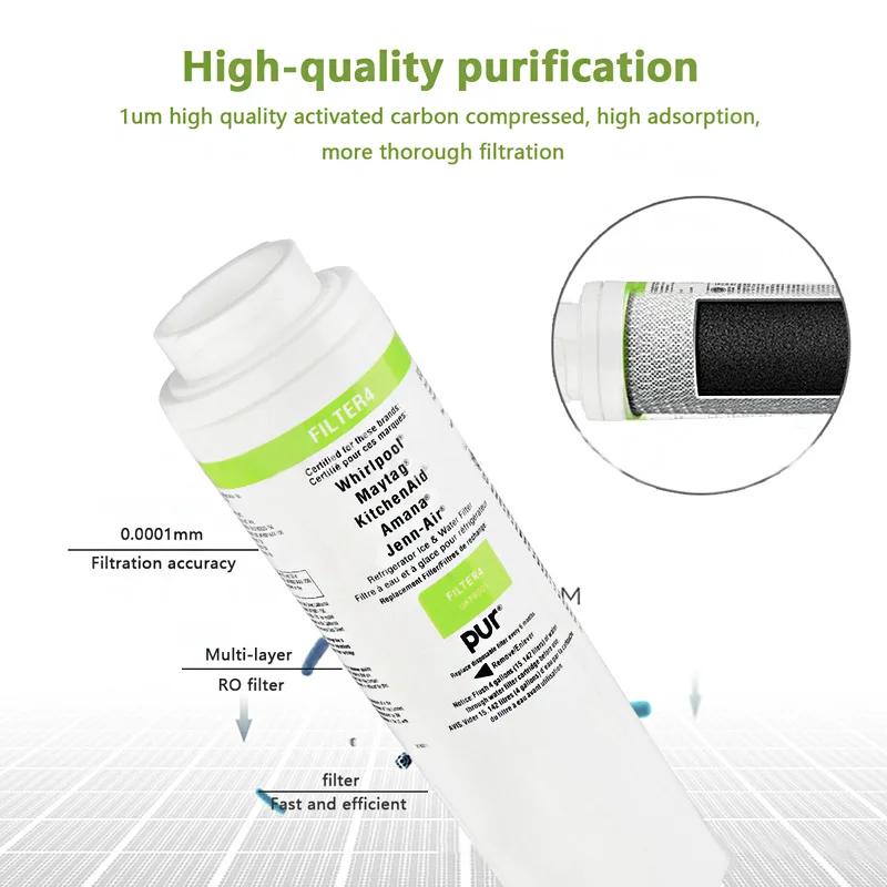 UKF8001 Сменный картридж для водяного фильтра холодильника совместимый с Maytag UKF8001AXX