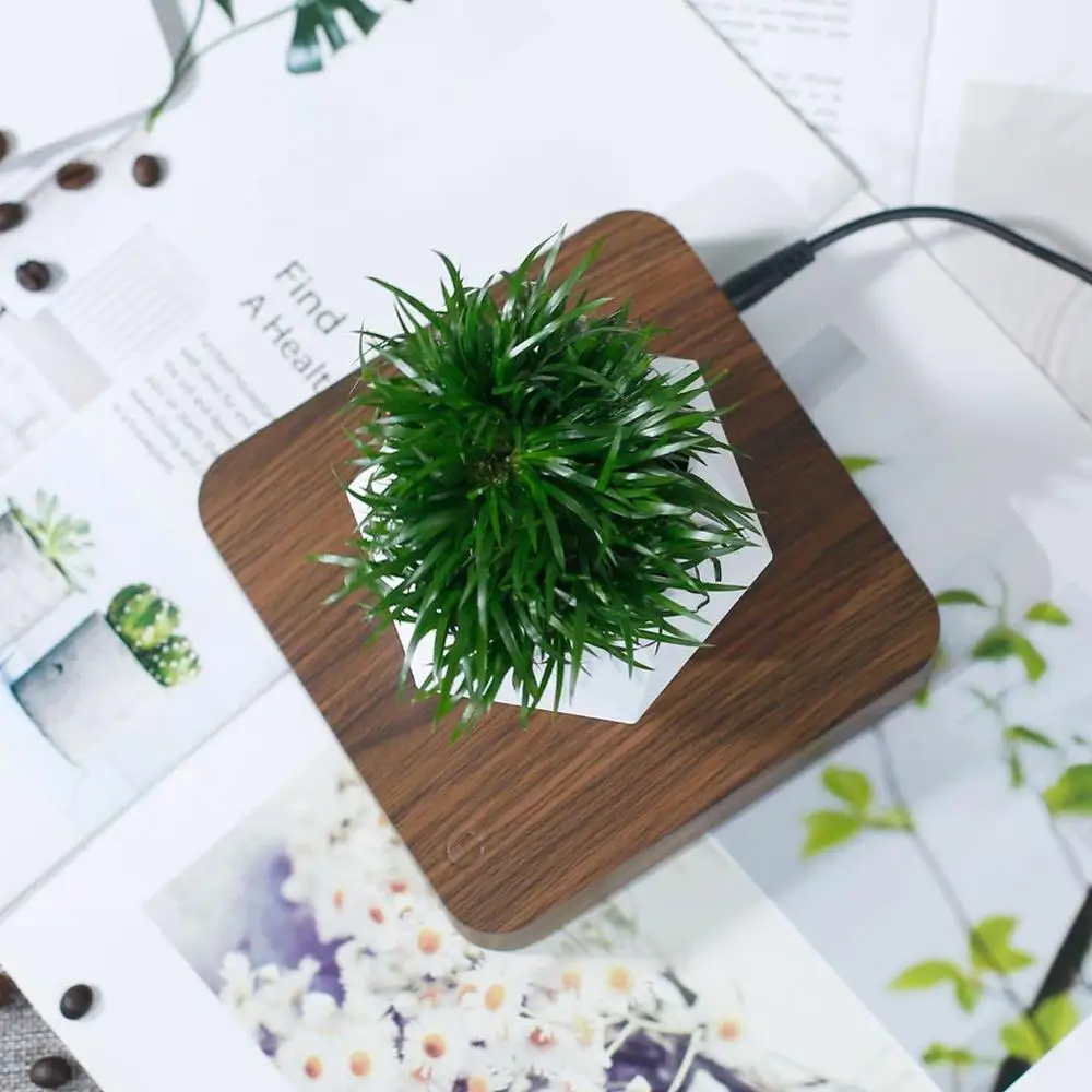 Горячая Распродажа левитирующий воздух бонсай вращающийся горшок магнитная