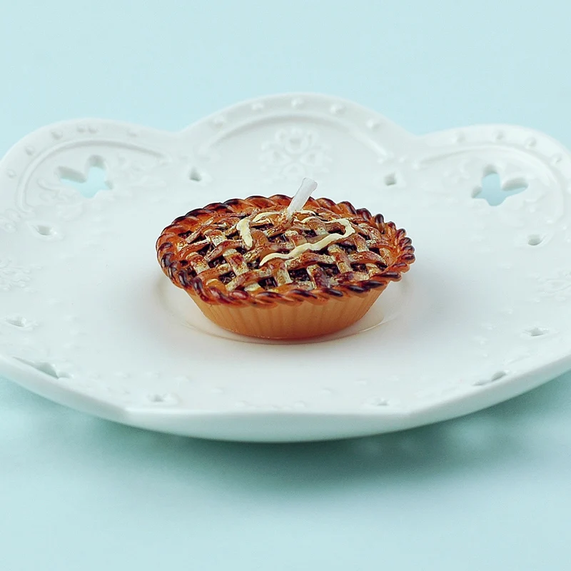 В форме сердца пирог свеча торт Топпер Свадьба детский душ Крещение День