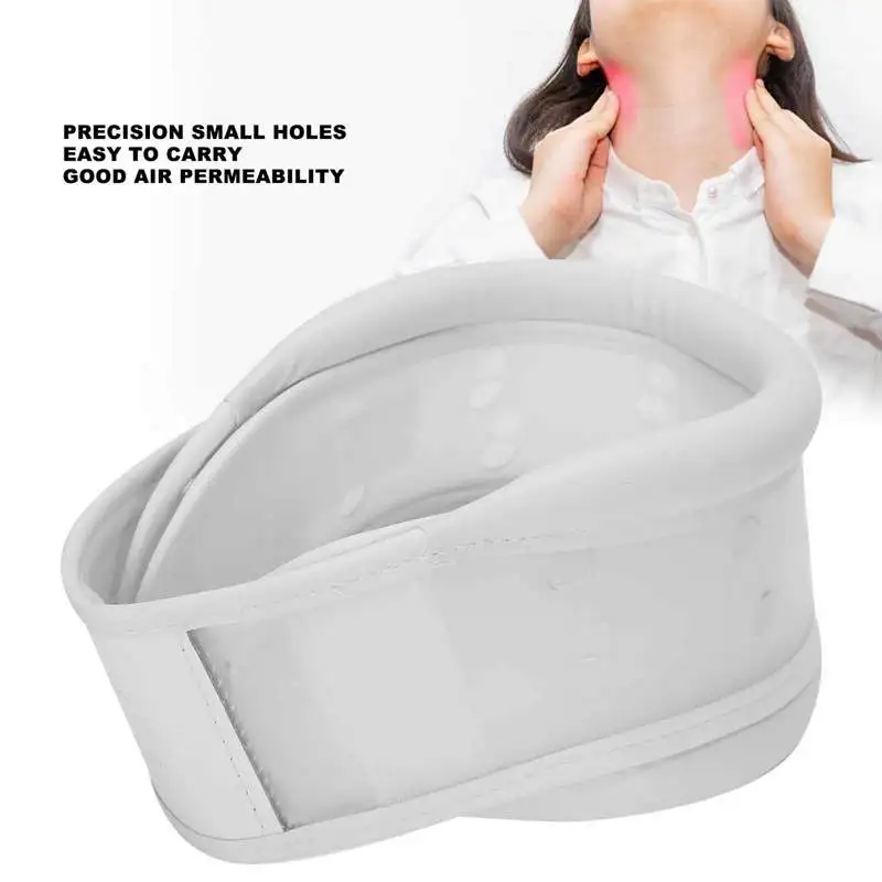 Шейный воротник дышащий Регулируемый шейный устройство для растяжки шеи