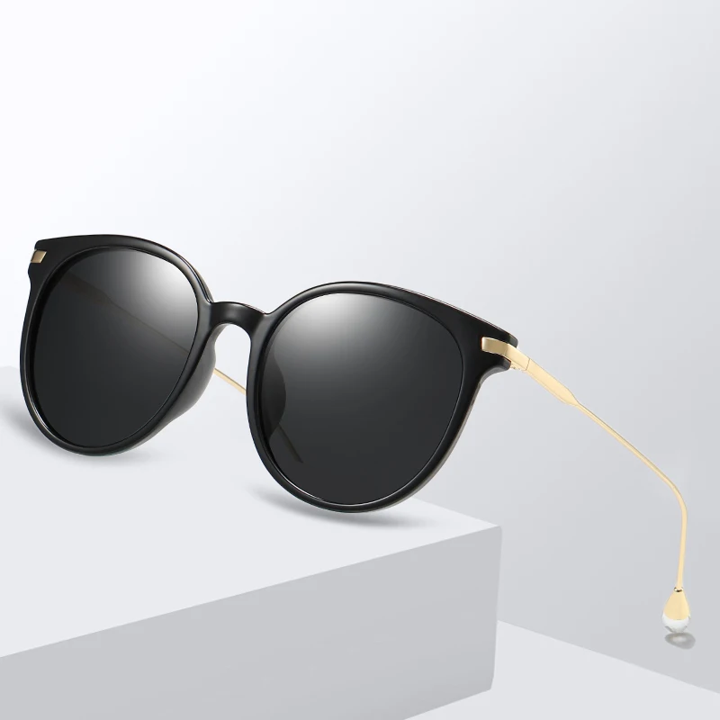 Женские крупные солнцезащитные очки поляриодные бредовые дизайнерские для