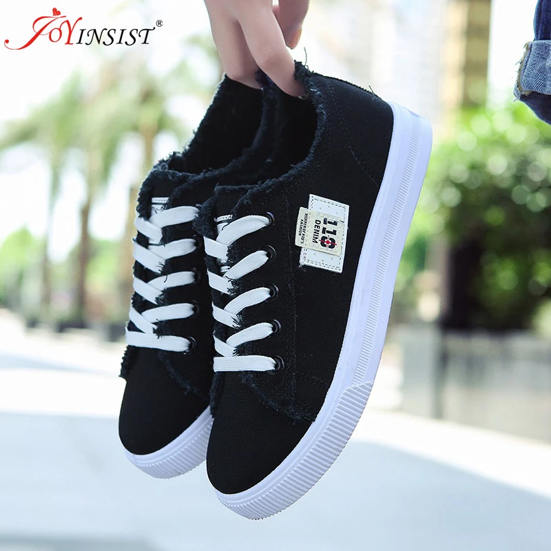 Кеды женские холщовые кроссовки на шнуровке однотонные для студентов Новое