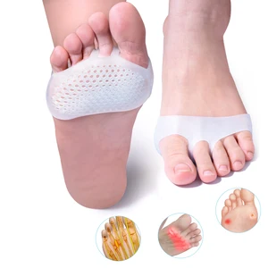 2 шт., силиконовые накладки на переднюю часть стопы