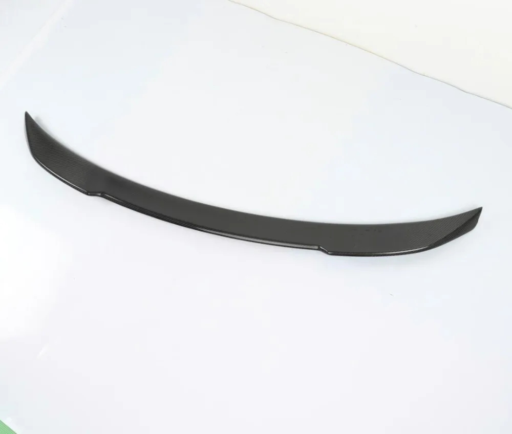 Углеродное волокно заднего крыло багажника выступ Спойлеры подходит для девочек