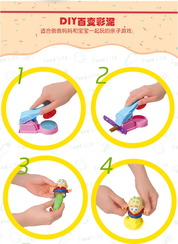 DIY Playdoughkits глина тесто Пластилин настольная машина для мороженого форма игровой набор игрушка ручной работы Лапша чайник кухонная игрушка детский подарок