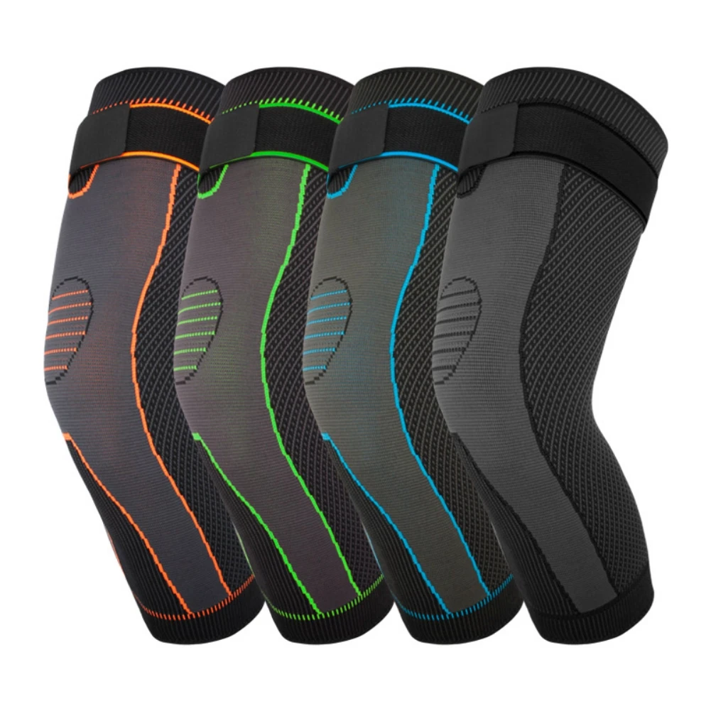 

1pc Knee Pad Sleeve Thermal Compression Leg Support Protector For Baseball Basketball Soccer Running Gear
