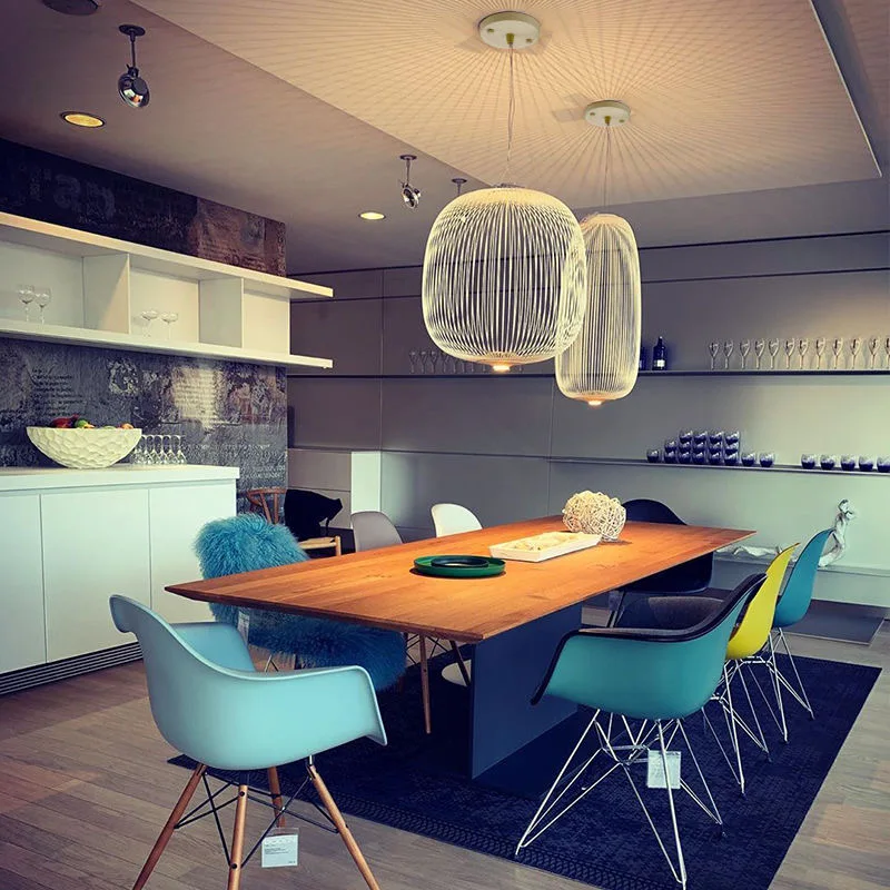 Скандинавская люстра Foscarini в форме спицы железный светодиодный светильник виде