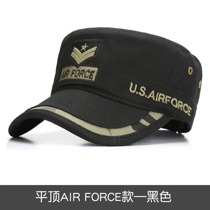 

Military Hats United States US Marines Corps Cap Hat Camouflage Flat Top Hat Men Cotton hHat USA Navy Embroidered Camo Hat
