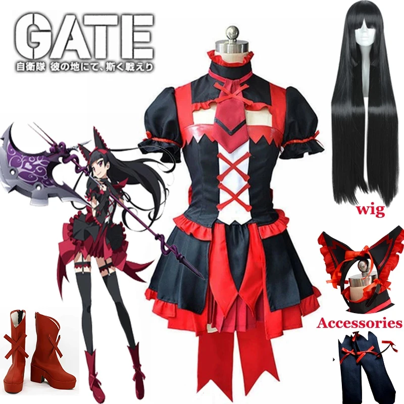 Костюм для косплея аниме ворота Рори Меркурий маскарадный костюм топы с коротким