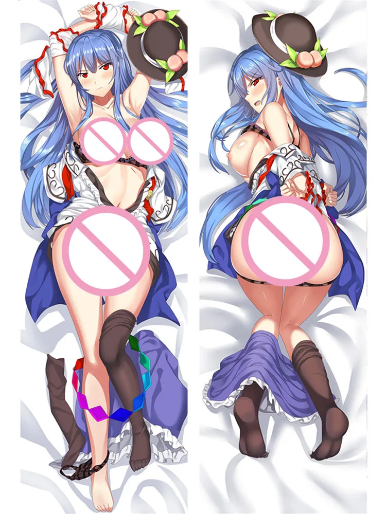 2017 обновление Аниме TouHou Scarlet погода Rhapsody Hinanai Tenshi обнимающая Подушка наволочка