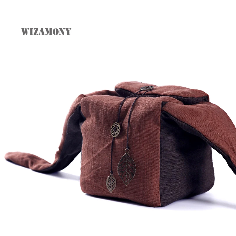 2018 WIZAMONY заварочный чайник сумки для хранения утолщенный шнур ручной работы