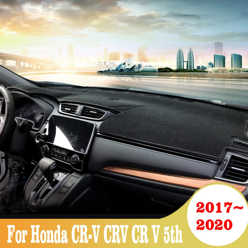 

For Honda CR-V CRV CR V 5th 2017-2018-2019-2020 Car Dashboard Covers Mat Shade Cushion Pad Carpets Accessories