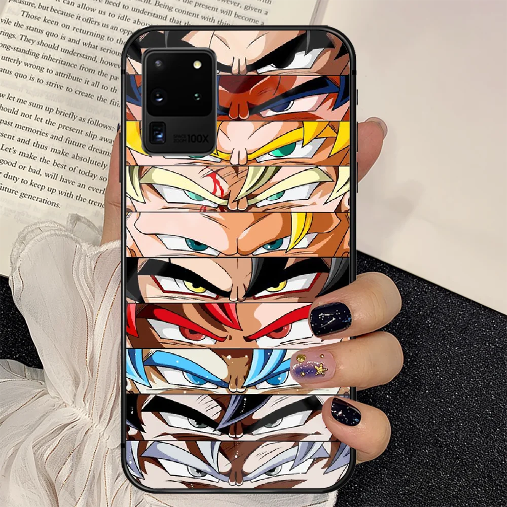 

Dragons Z Balls Son Goku Phone Tempered Glass Case Cover For Samsung Galaxy S Note 5 6 9 10 10E 20 21 FE Plus Uitra Coque