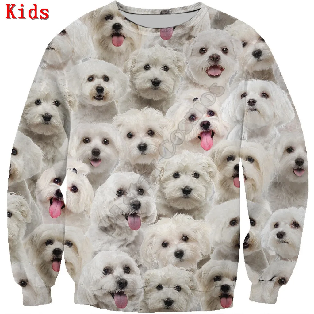 You Will Have A Bunch Of Griffon Bruxellois 3D Printed Hoodies Boy Girl Long Sleeve Shirts Kids Funny Animal Sweatshirt