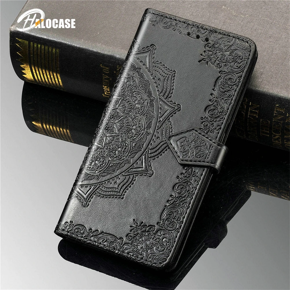 

For A12 A02S A42 5G 2020 Flip Case Mandala Leather Card Slot Phone Shell for Samsung Galaxy A32 A52 A72 Wallet Cover Coque