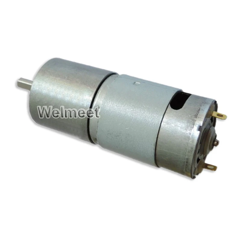 Мотор-редуктор DC24V JGA37-545 с большим крутящим моментом, 1 шт., с цельнометаллической коробкой передач