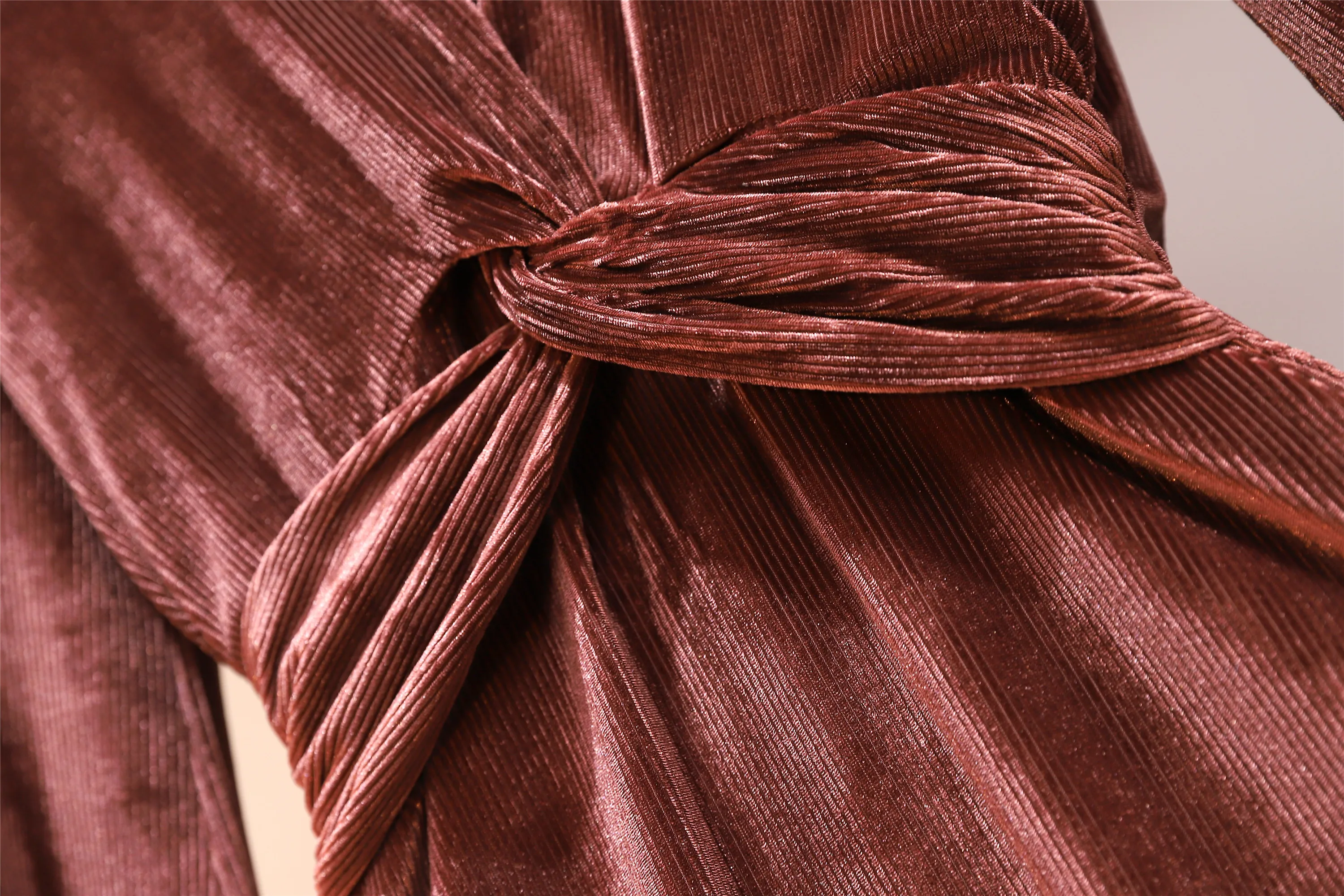 2019 Winter New Sexy For Fat Femal Party Long Dress Brown Loose Slim Velvet Sleeve Vintage Women's Bottomed | Женская одежда