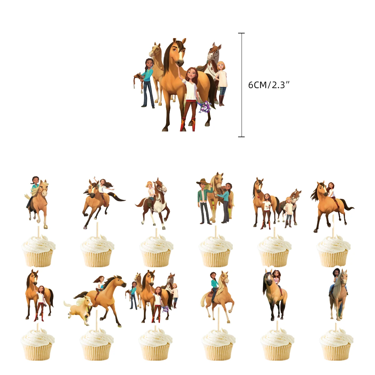 Спиртовая езда дневной день рождения баннер аниме топперы для капкейков