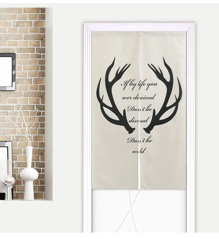 Nordic простая тканевая занавеска на дверь Гостиная Спальня раздела Кухня Ванная