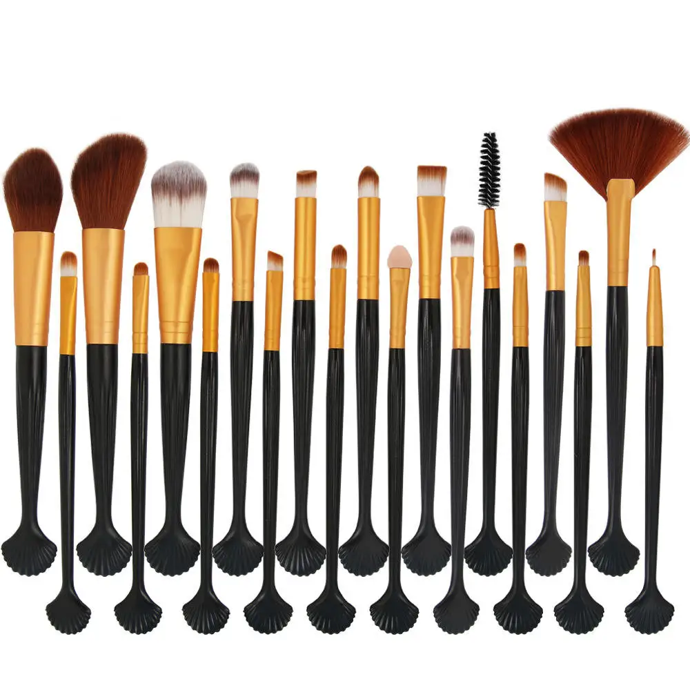 20 Pieces Makeup Brush Set Professional Face Eye Shadow Eyeliner Foundation Blush Lip Brushes Cosmetics | Красота и здоровье
