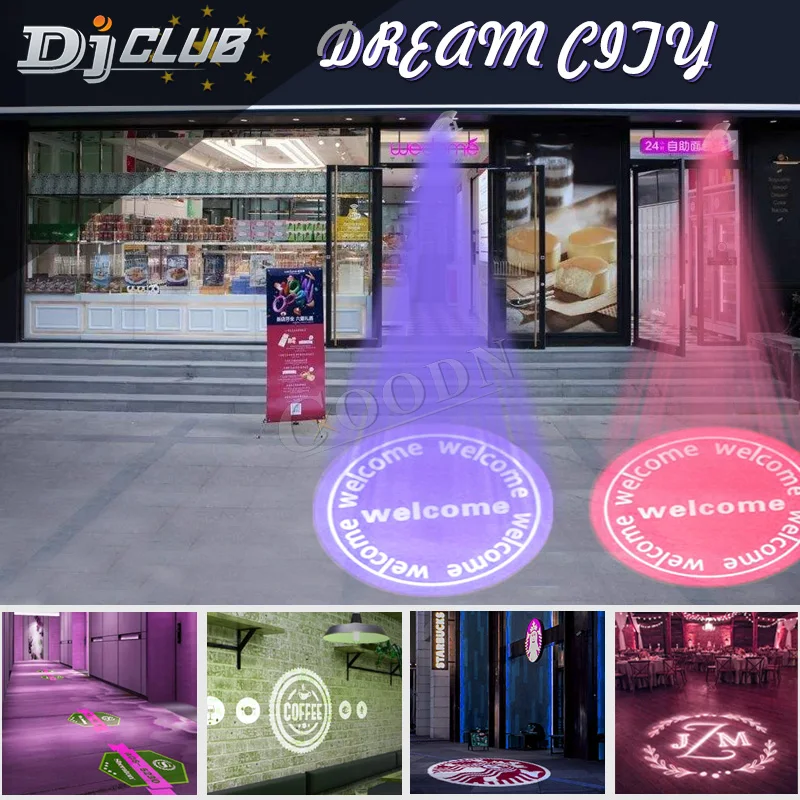 Добро пожаловать Рождественский логотип светодиодный проектор точечный