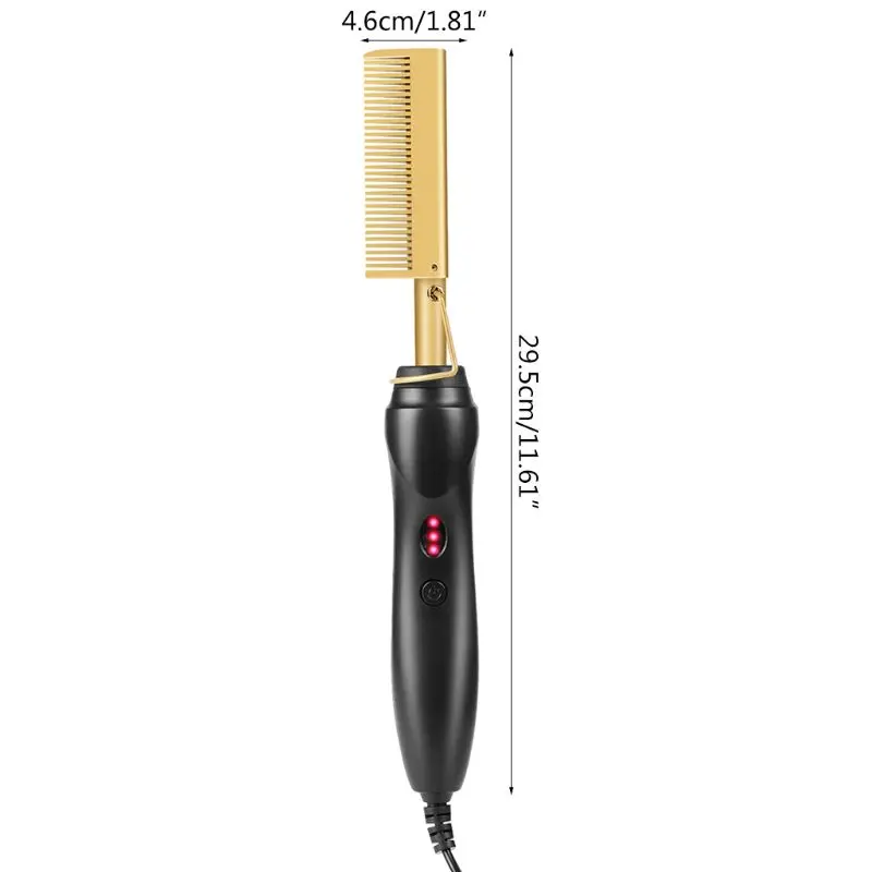 

Comb Hot Comb Hair Straightener Hair Curler Curling Iron Electric Environmentally Friendly Titanium Alloy Comb
