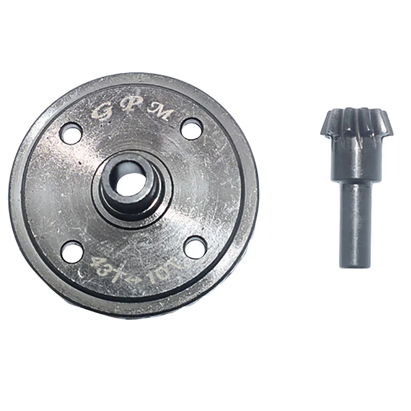 Harden Steel 45 Diff коническая шестерня 43T &amp Шестерня 10T для ARRMA Kraton /Outcast/Talion RC Запчасти