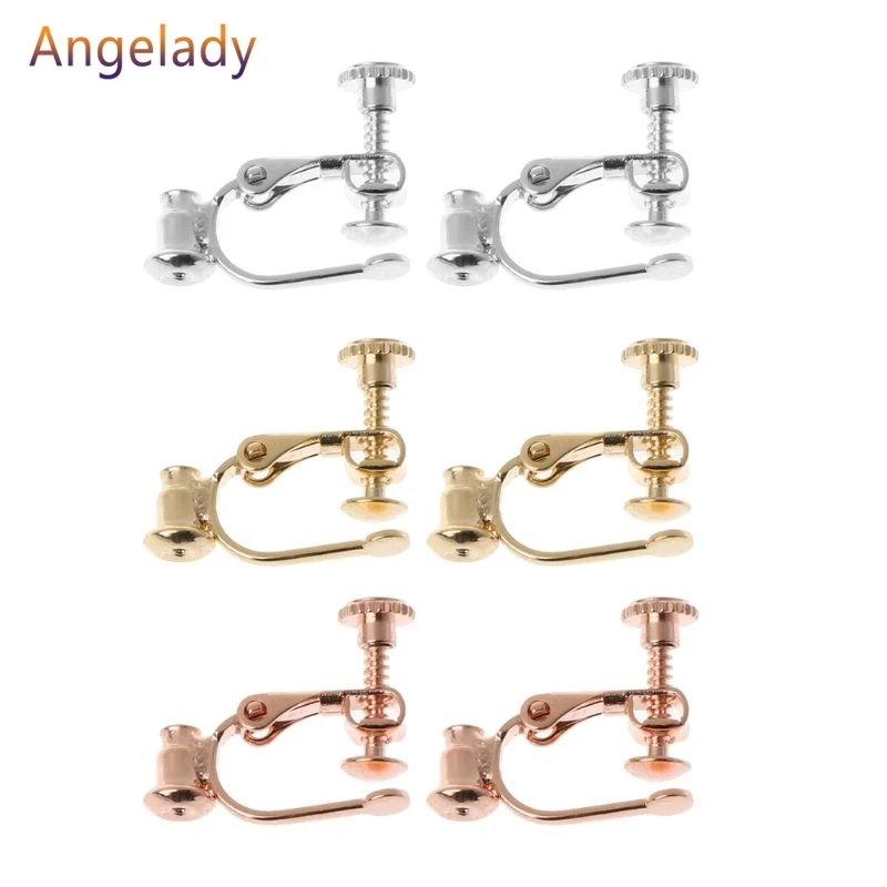 1 пара сережек сделай сам для ушей без пирсинга превратите любую шпильку в клипсу