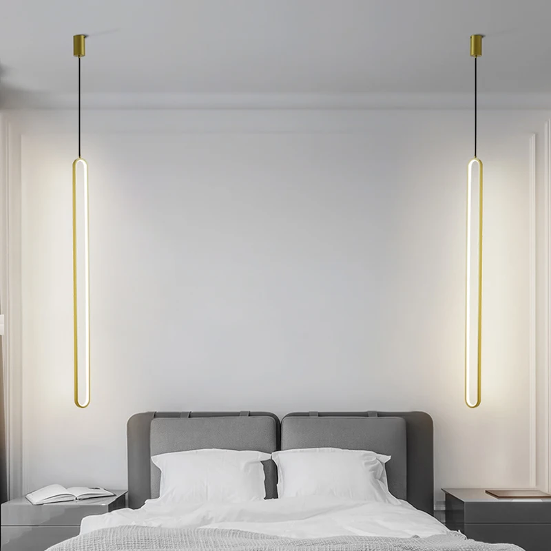 Люстра прикроватная в скандинавском стиле для спальни простой стильный