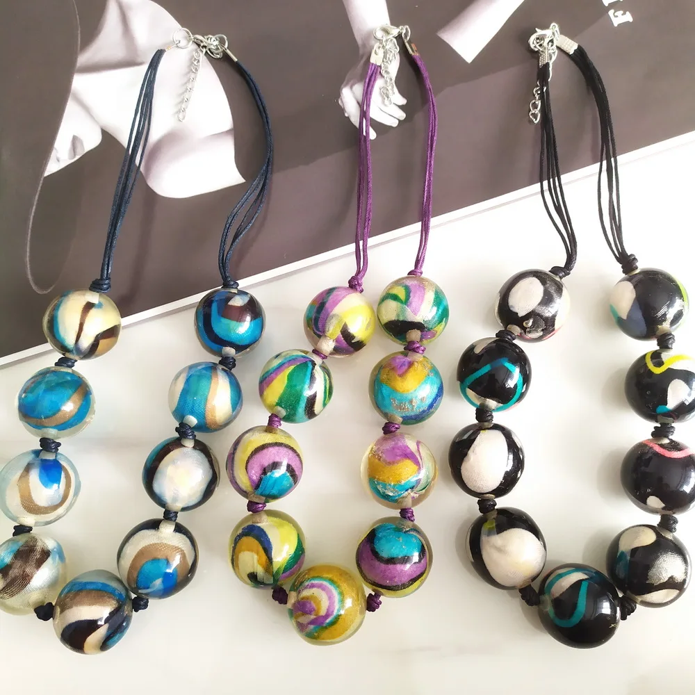 Европейский Стиль Красивая цветочная ткань обернутая прозрачными бусинами из