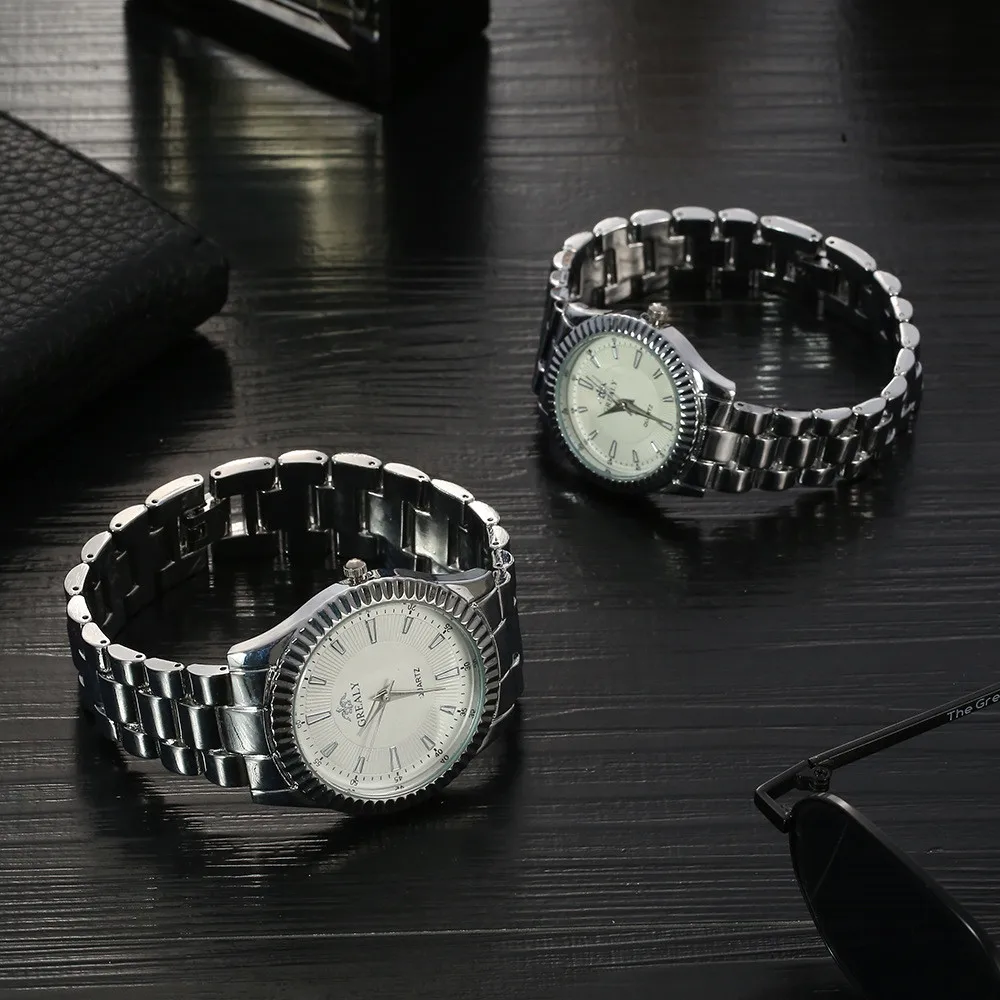Часы наручные для мужчин и женщин Модные Простые повседневные кварцевые из