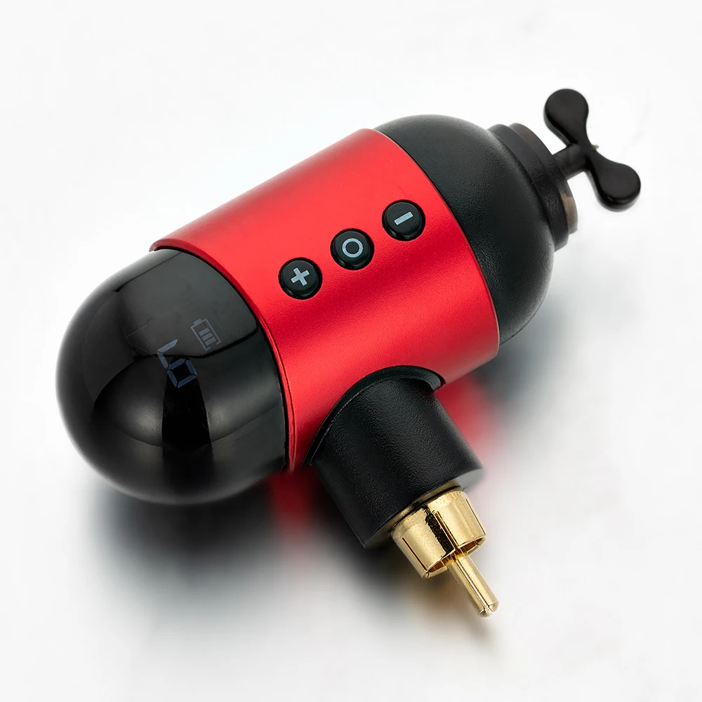 Мини тату беспроводной источник питания аккумулятор 1650 мАч разъем RCA для