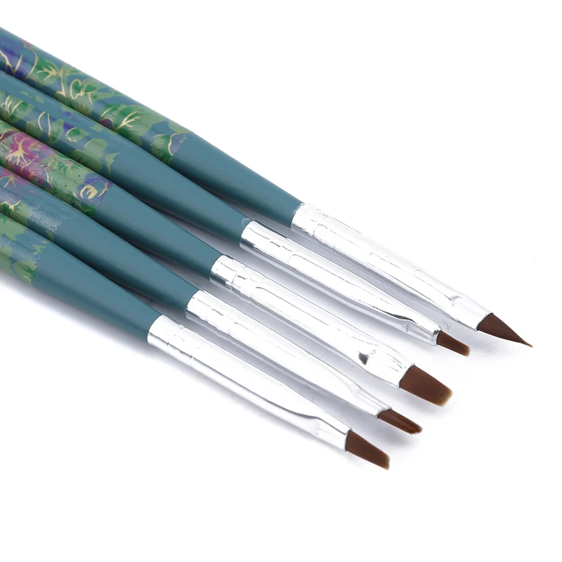 5 шт./лот высококачественные кисти для ногтей набор кистей рисования УФ гель