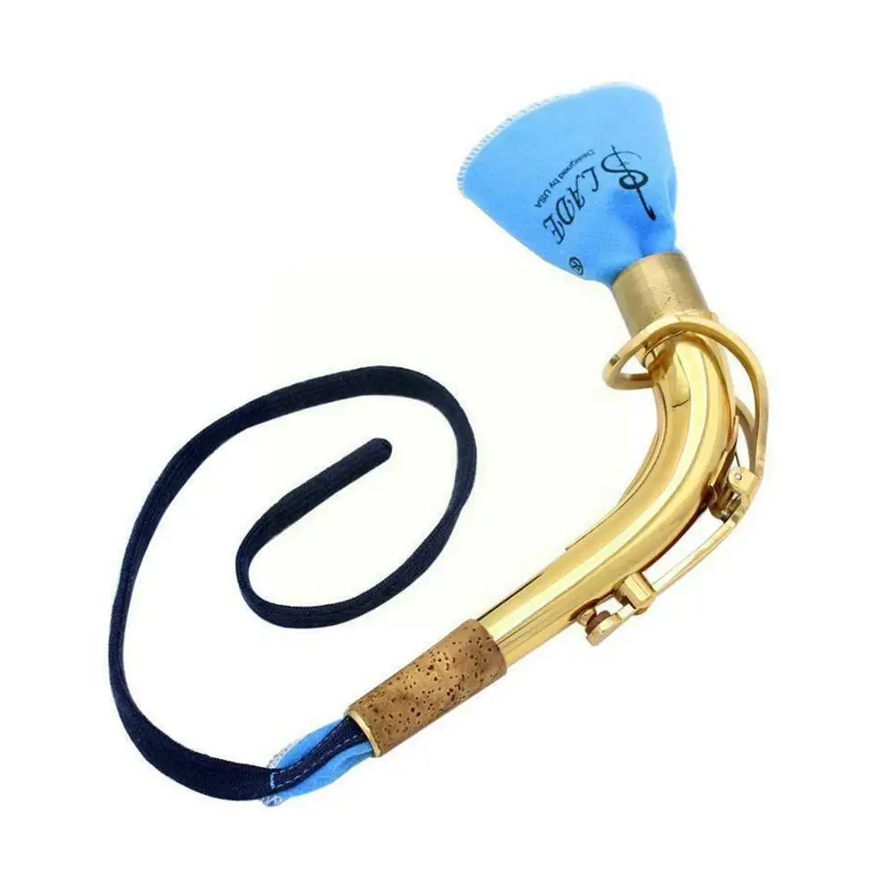 

10 in 1 Saxophone Cleaning Kits Cork Grease Footrest Reed Screwdriver Cleaning Brush Sleeve X8T4