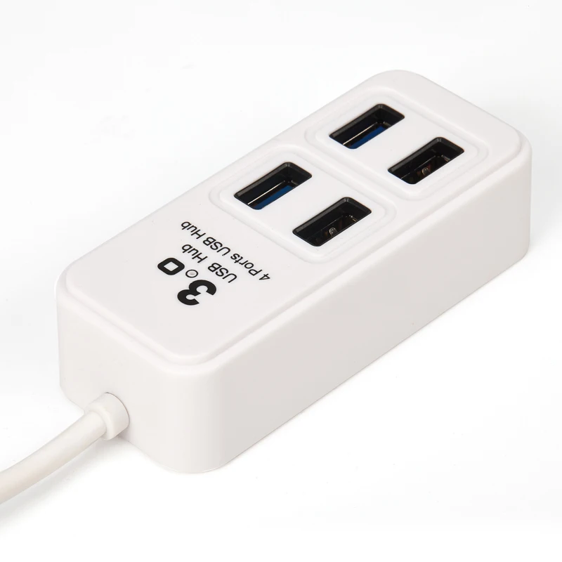 USB Hub3.0 4 Порты и разъёмы USB 3,0 концентратор разветвитель Мульти USB hab высокое Скорость 5 Гбит/с USB хаб для Macbook ноутбука ПК планшетный компьютер аксессуары