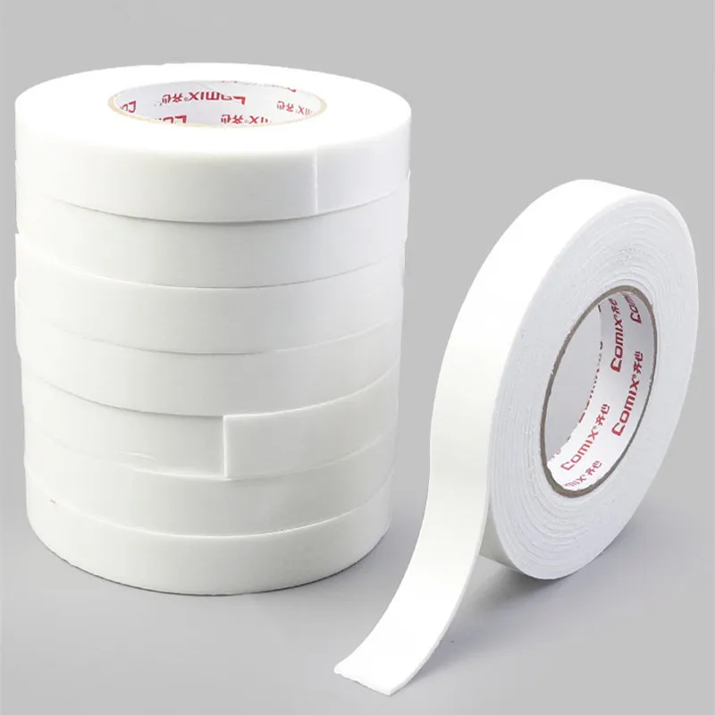 3 M/Roll White Super Strong Double Faced Adhesive Tape for Mounting Fixing Pad Sticky Foam Double Sided Tape Self Adhesive Pad images - 6