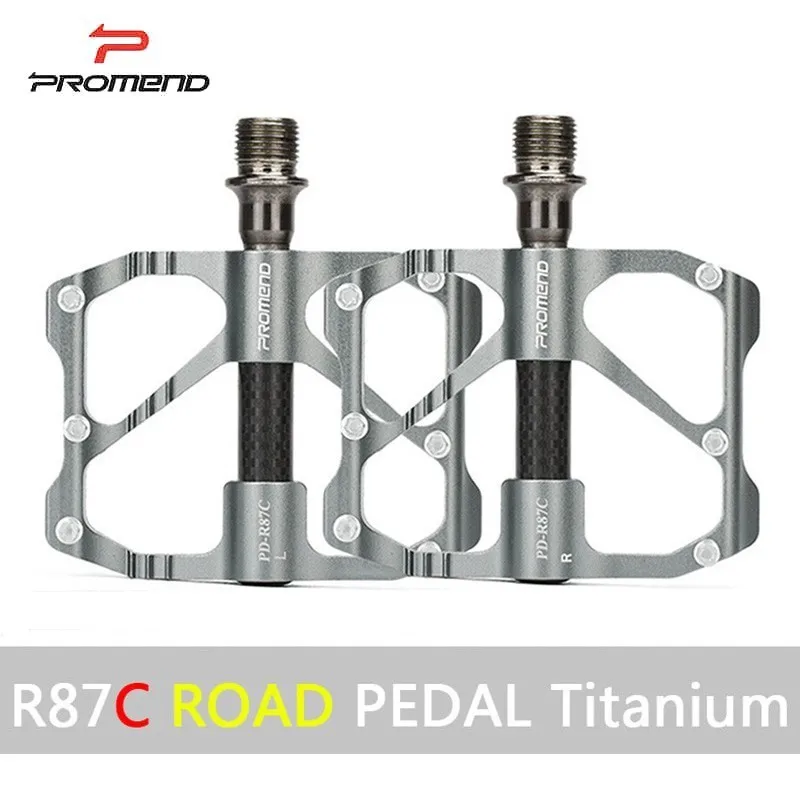 

PROMEND Mtb Pedal Quick Release Road Bicycle Pedal Anti-slip Ultralight Mountain Bike Pedals Carbon Fiber 3 Bearings Pedale Vtt