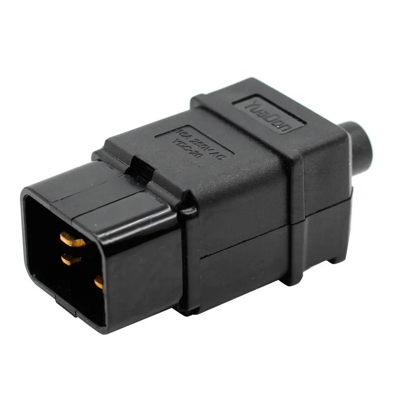 

PDU/UPS Socket Standard IEC320 C19 C20 16A 250V AC Electrical Power Cable Cord Connector Removable Plug Female Male Plug
