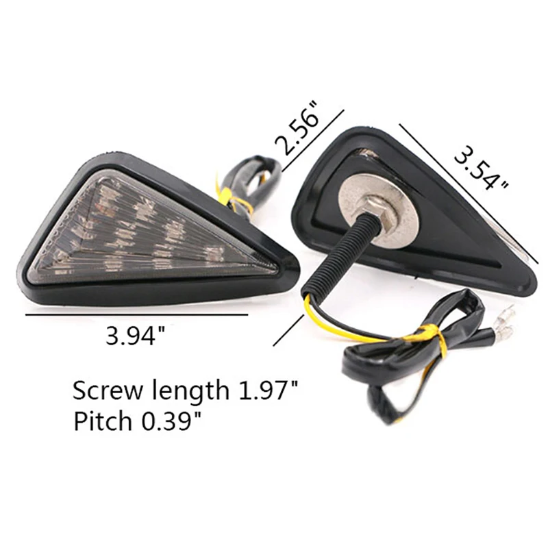 1 пара поворотники для мотоцикла 9 светодиодов| |