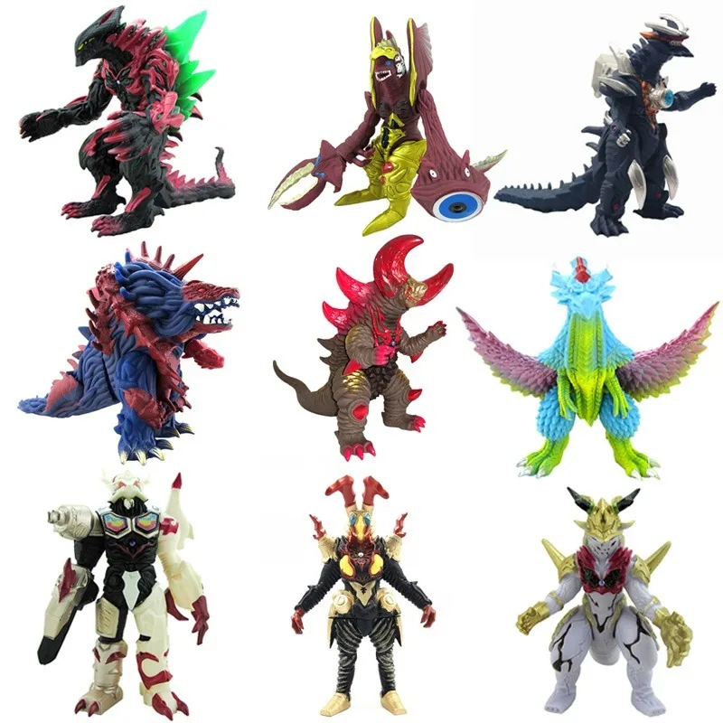 Ultraman Fight Kaiju Monster мягкая резиновая детская игрушка молниеносный убийца мага